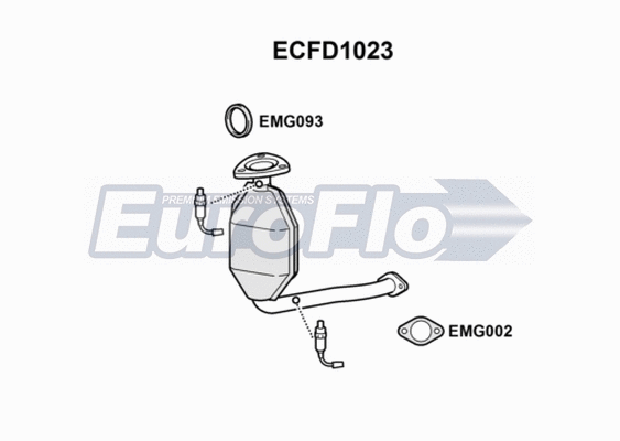 Catalytic Converter (ECFD1023)