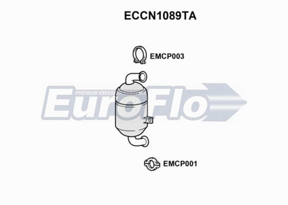 Catalytic Converter (ECCN1089TA)