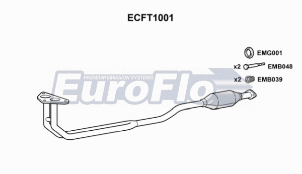 Catalytic Converter (ECFT1001)