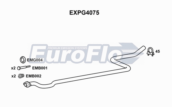 Exhaust Pipe (EXPG4075)