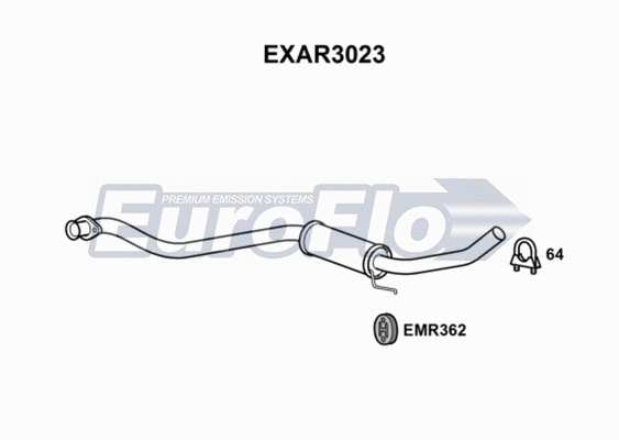 Centre Muffler (EXAR3023)