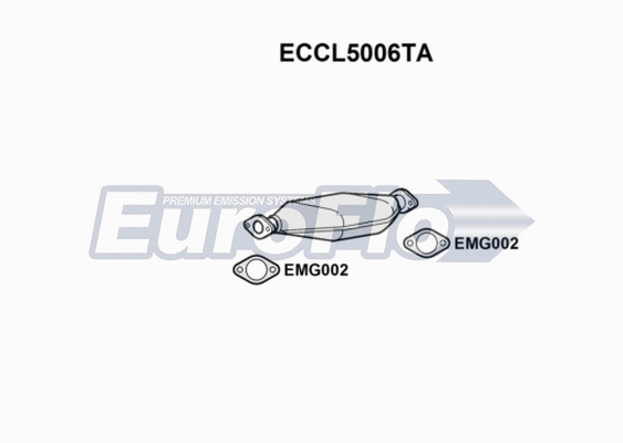 Catalytic Converter (ECCL5006TA)