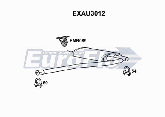 Centre Muffler (EXAU3012)