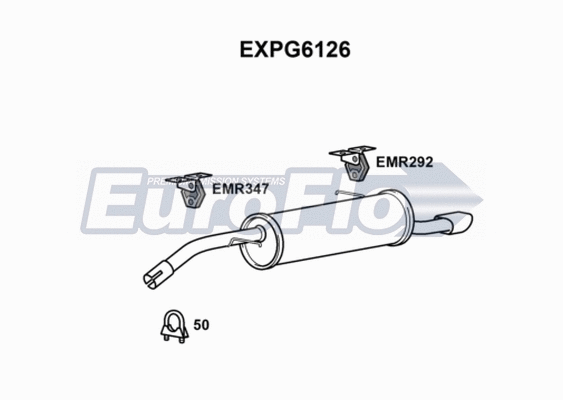Rear Muffler (EXPG6126)