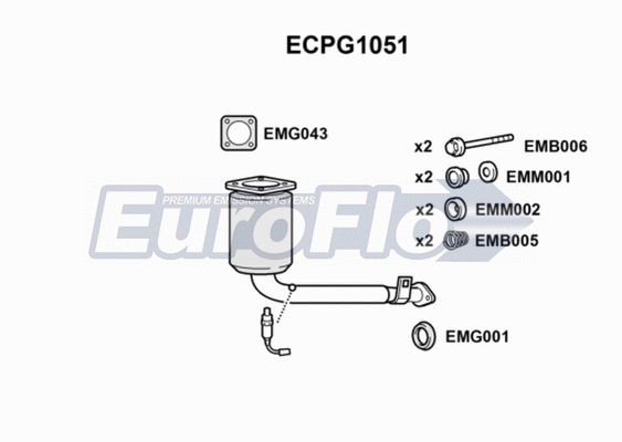 Catalytic Converter (ECPG1051)