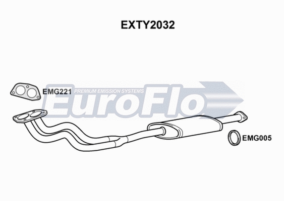 Exhaust Pipe (EXTY2032)