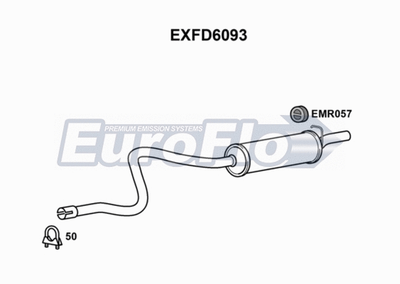 Rear Muffler (EXFD6093)