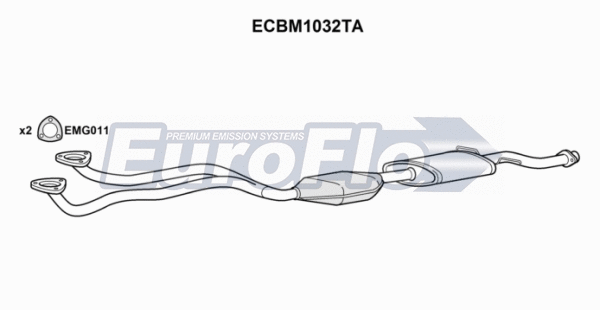 Catalytic Converter (ECBM1032TA)
