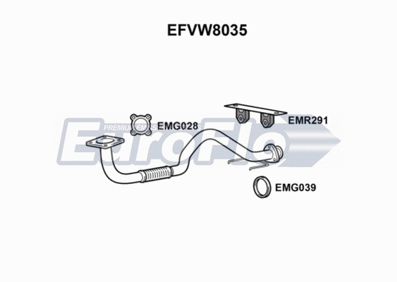 Exhaust Pipe (EFVW8035)