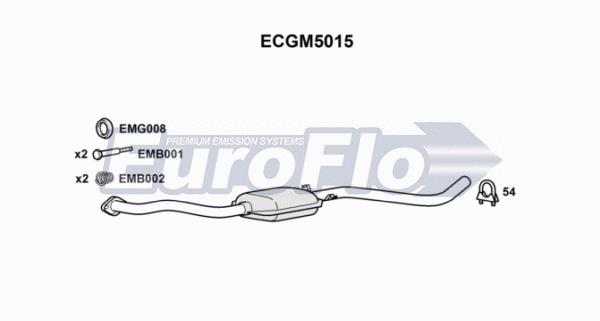 Catalytic Converter (ECGM5015)