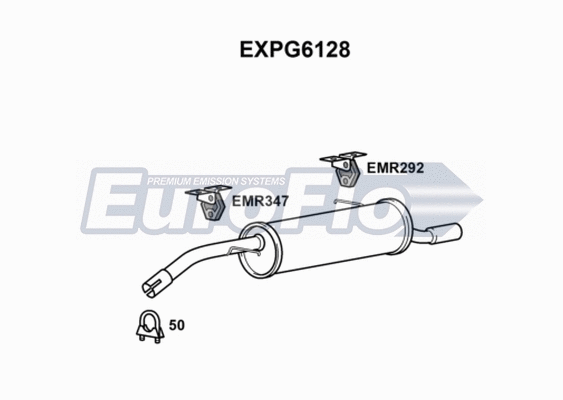 Rear Muffler (EXPG6128)