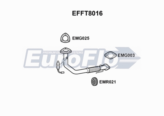 Exhaust Pipe (EFFT8016)