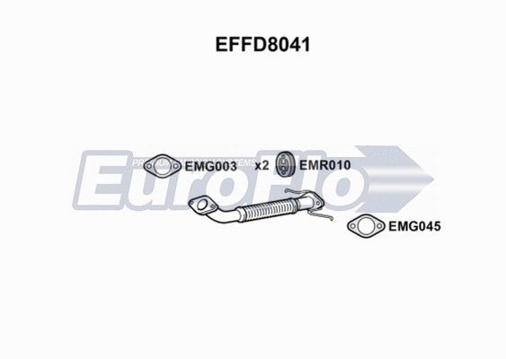 Exhaust Pipe (EFFD8041)