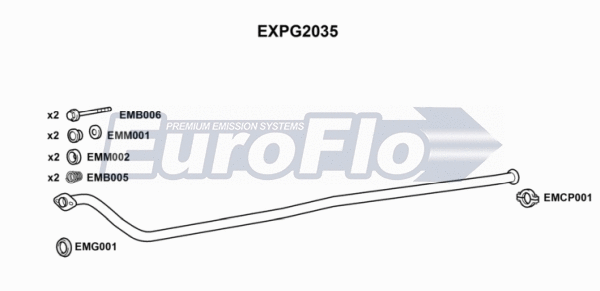 Exhaust Pipe (EXPG2035)