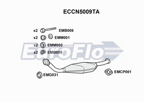 Catalytic Converter (ECCN5009TA)