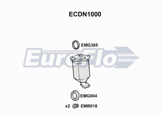 Catalytic Converter (ECDN1000)