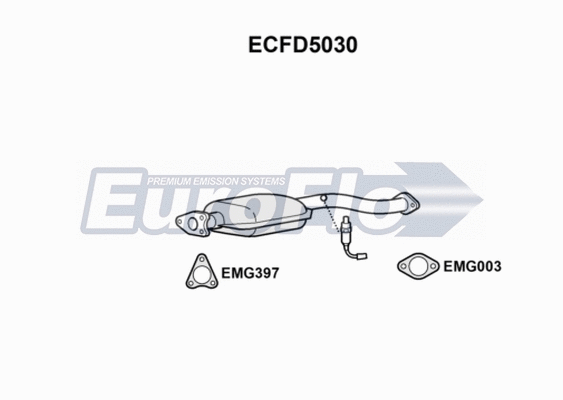 Catalytic Converter (ECFD5030)