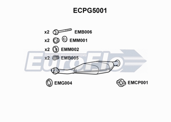 Catalytic Converter (ECPG5001)