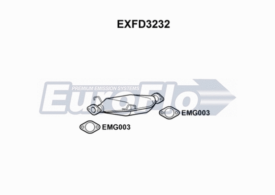 Centre Muffler (EXFD3232)