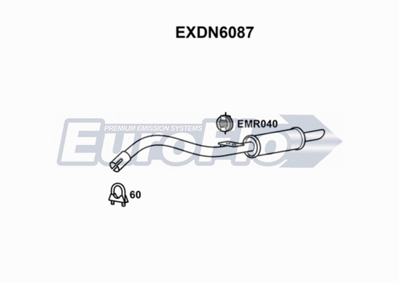 Rear Muffler (EXDN6087)