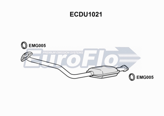 Catalytic Converter (ECDU1021)