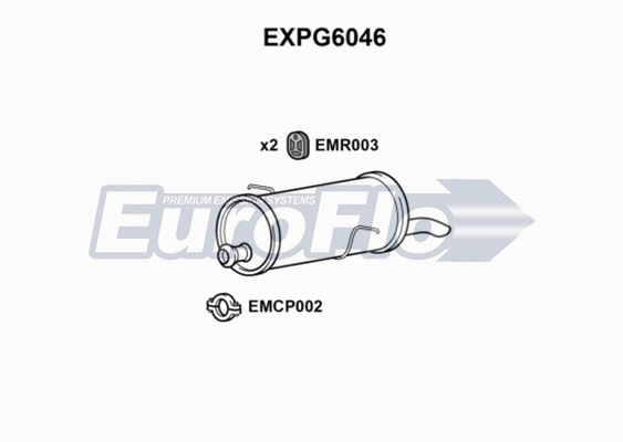 Rear Muffler (EXPG6046)