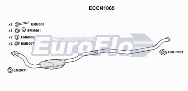 Catalytic Converter (ECCN1065)