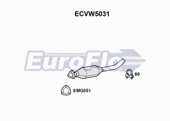 Catalytic Converter (ECVW5031)