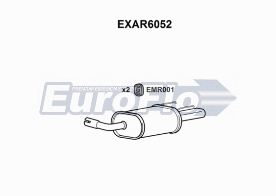 Rear Muffler (EXAR6052)