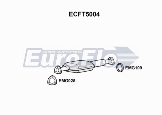 Catalytic Converter (ECFT5004)