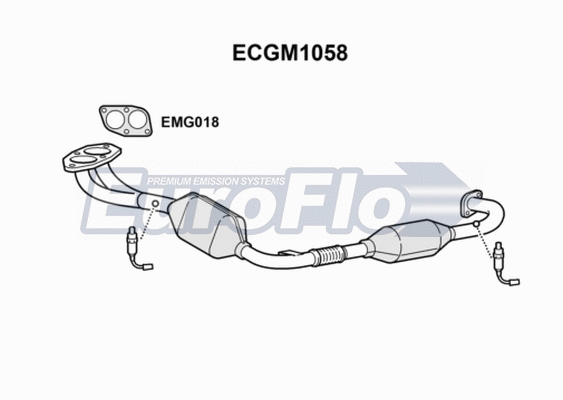 Catalytic Converter (ECGM1058)