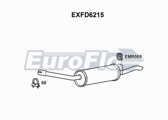 Rear Muffler (EXFD6215)