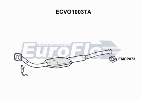 Catalytic Converter (ECVO1003TA)