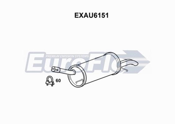 Rear Muffler (EXAU6151)