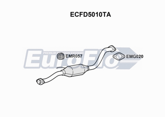 Catalytic Converter (ECFD5010TA)