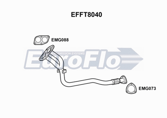 Exhaust Pipe (EFFT8040)