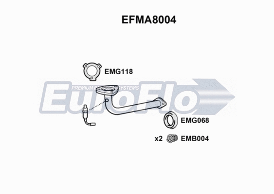 Exhaust Pipe (EFMA8004)