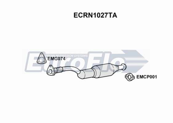 Catalytic Converter (ECRN1027TA)