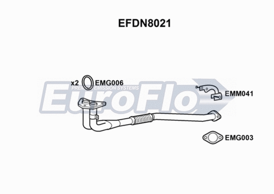 Exhaust Pipe (EFDN8021)