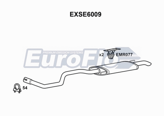 Rear Muffler (EXSE6009)