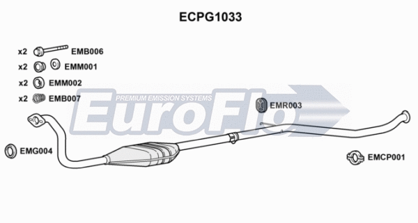 Catalytic Converter (ECPG1033)