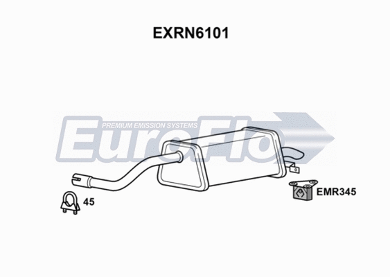 Rear Muffler (EXRN6101)