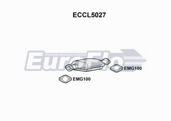Catalytic Converter (ECCL5027)