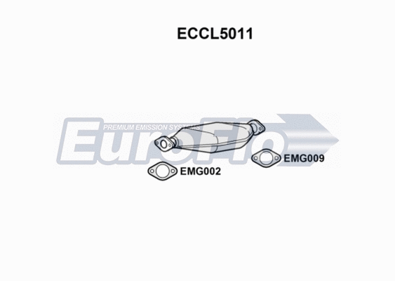 Catalytic Converter (ECCL5011)