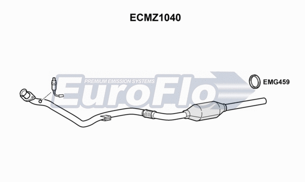 Catalytic Converter (ECMZ1040)
