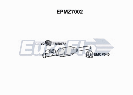 Soot/Particulate Filter, exhaust system (EPMZ7002)