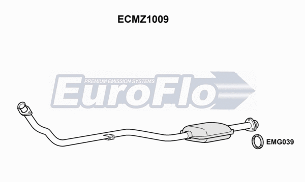 Catalytic Converter (ECMZ1009)