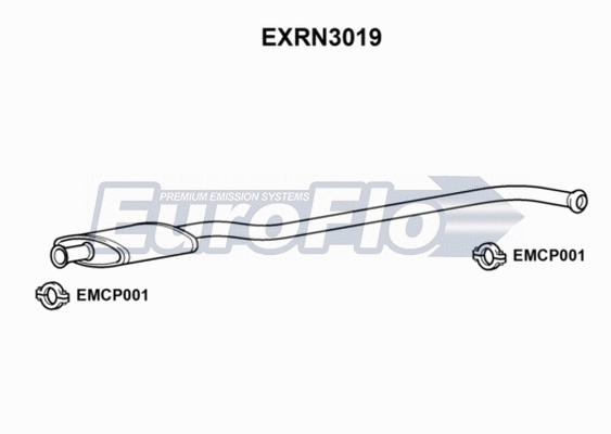 Centre Muffler (EXRN3019)