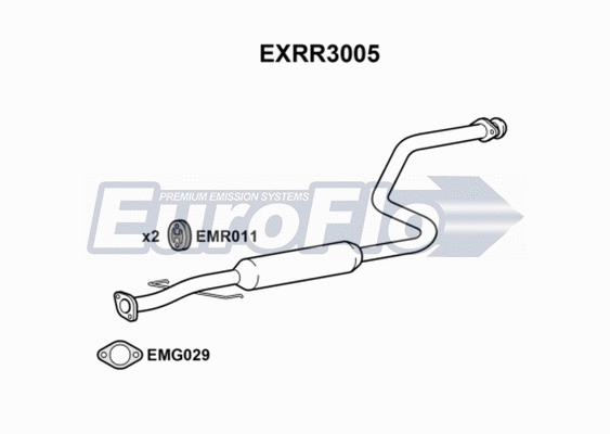 Centre Muffler (EXRR3005)