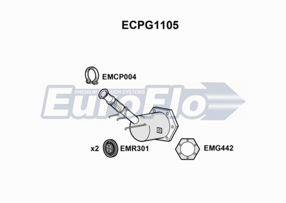Catalytic Converter (ECPG1105)